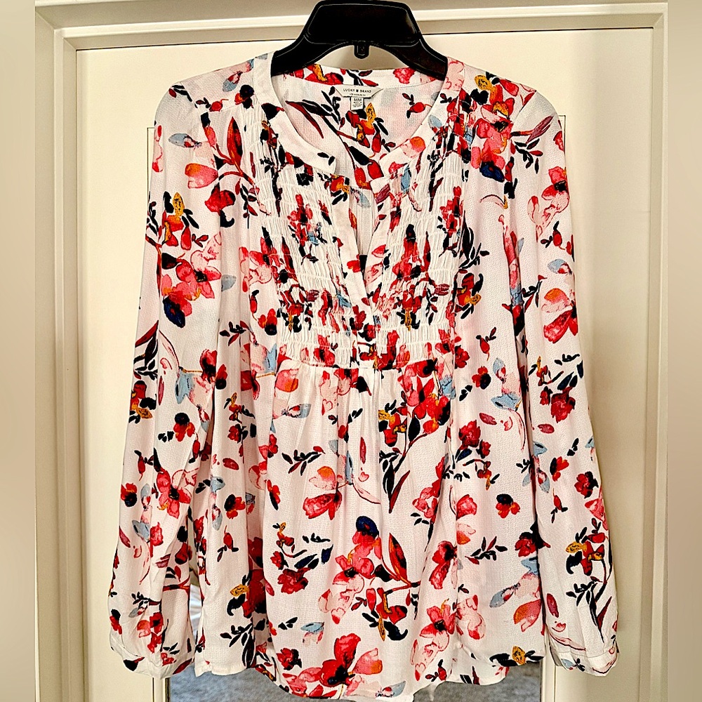 Lucky brand long sleeve blouse